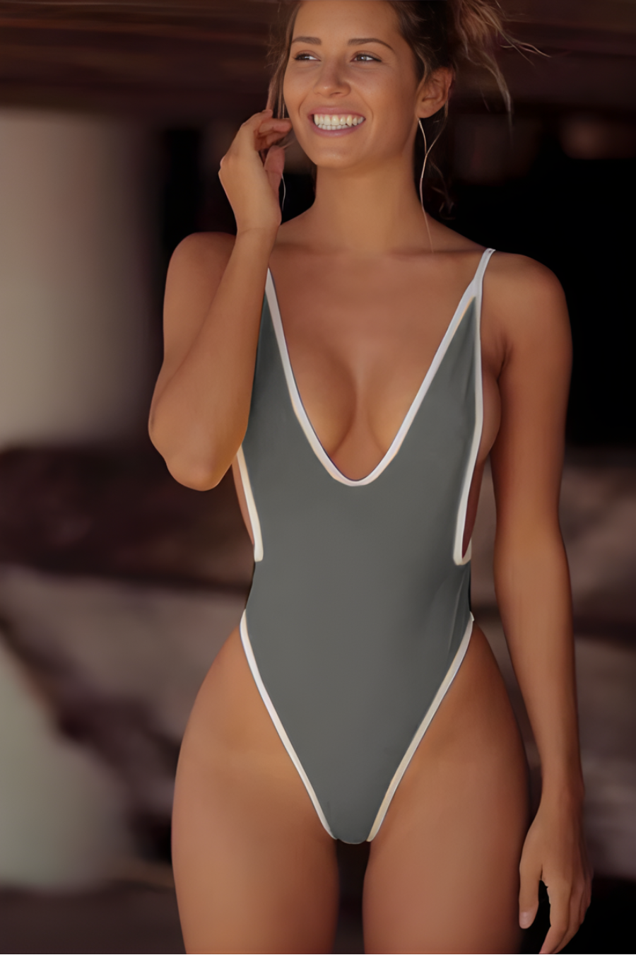 Shasha  One Piece - Gray